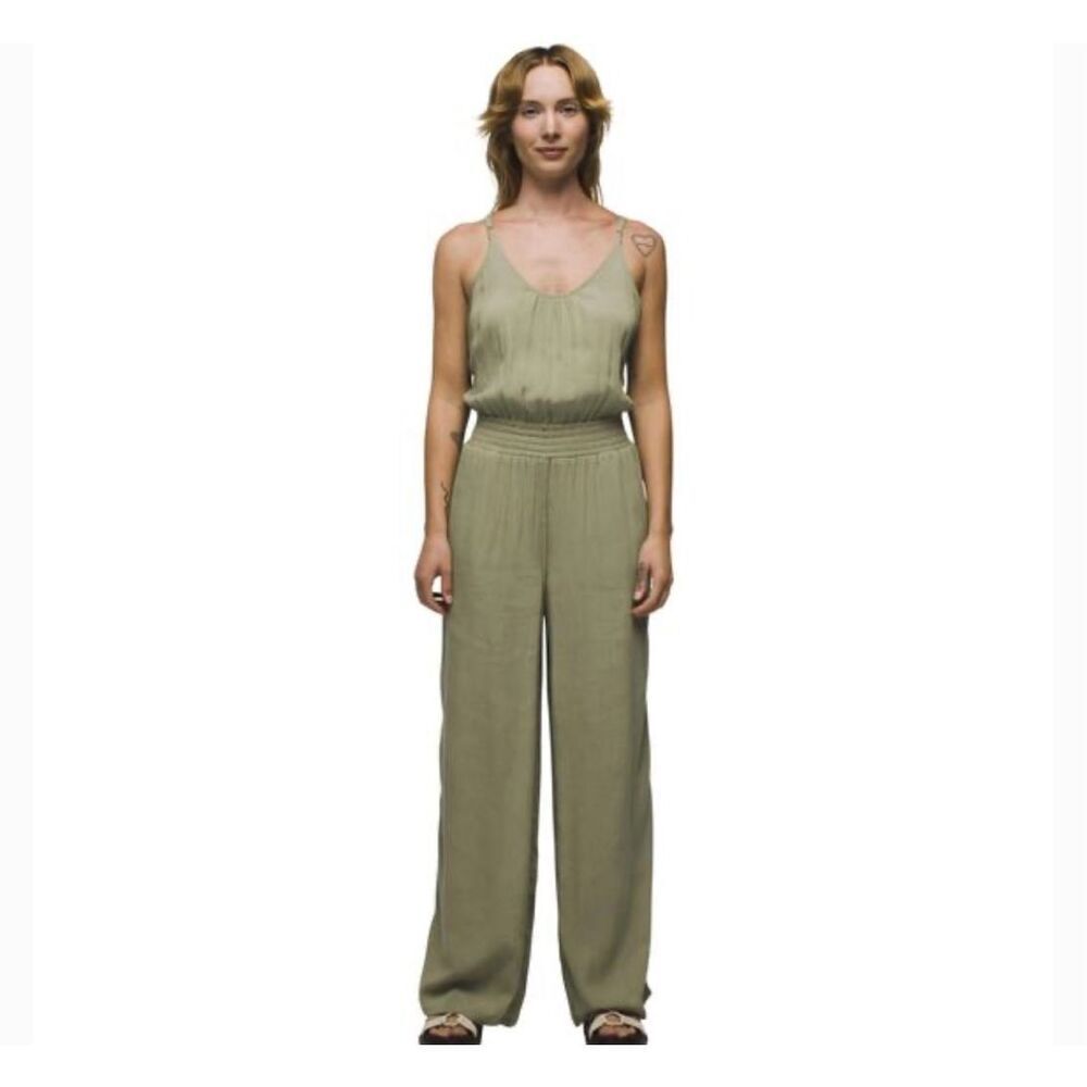 Prana Agave Green Fernie Tencel Modal Jumpsuit Size Medium NWT